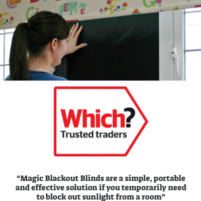 Magic Blackout Blind ™ - 10 sheet roll - Nursery blackout blind, travel blackout blind and portable blackout blind