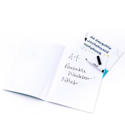 5 Pack - A4 Plain Reusable Whiteboard Notebook ™ - Magic Whiteboard Limited