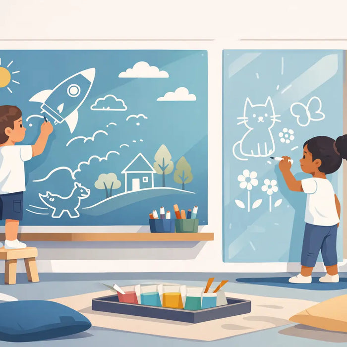 Mess Free Kids Drawing Wall Ideas That Work