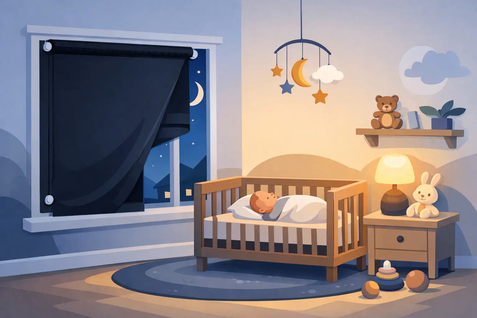 Best Temporary Blackout Blind for Nursery