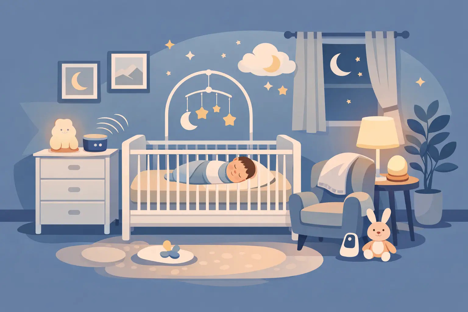 Nursery Sleep Setup Example for Better Nights