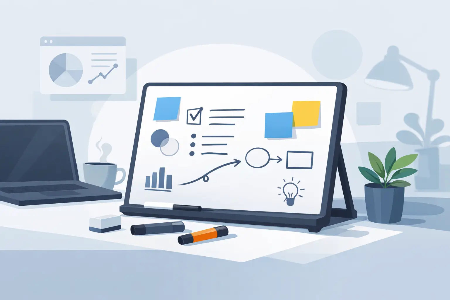Desktop Whiteboard for Notes That Works