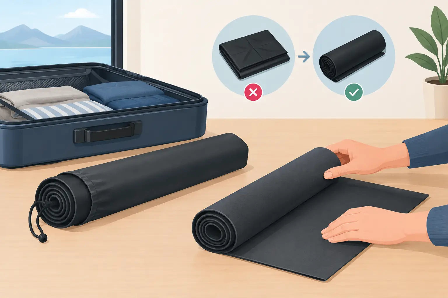 How to Pack Travel Blackout Blinds Without Creases