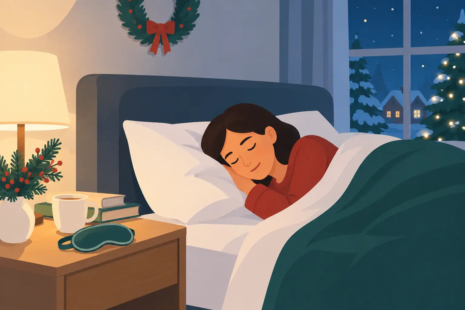 A Holiday Bedtime Routine Example for Better Sleep