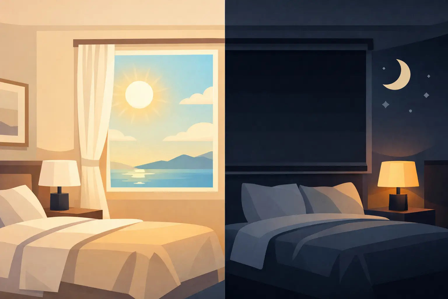 Blackout Blind for Hotel Rooms That Works