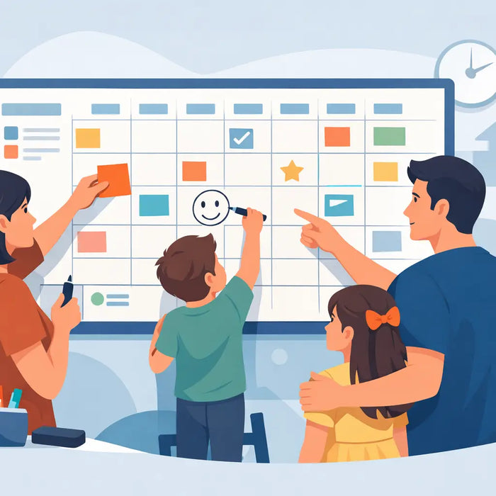 Reusable Wall Planner for Families That Works