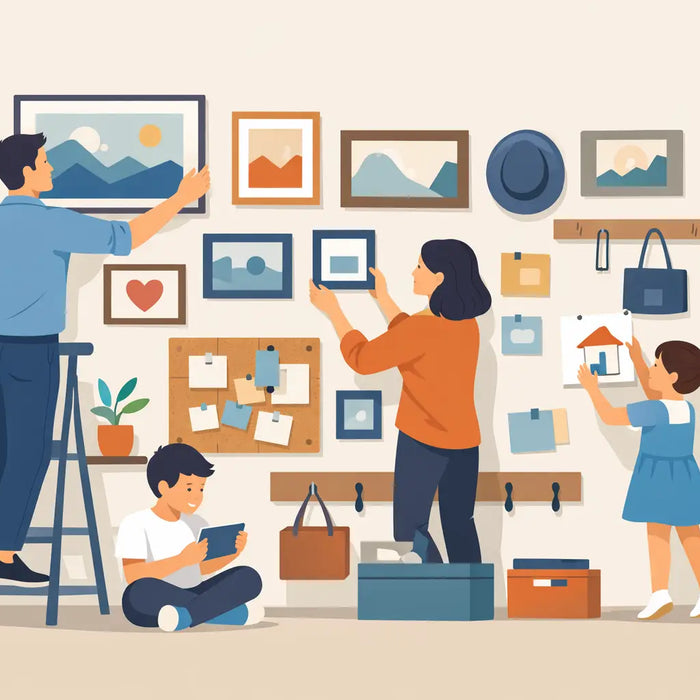 How to Organise a Family Wall That Works