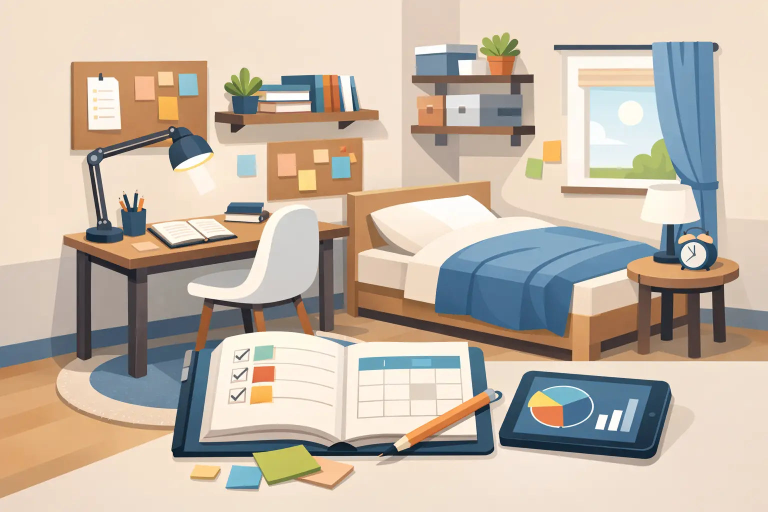 Revision Planner for Small Bedrooms That Works