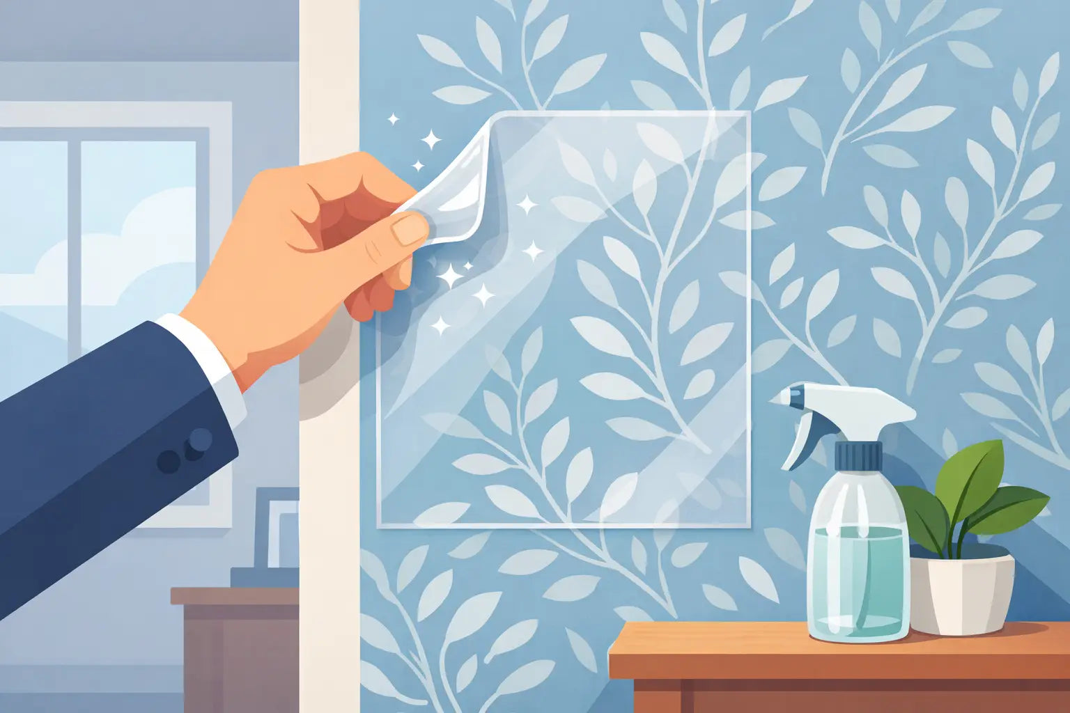 Can Static Cling Stick to Wallpaper Safely?