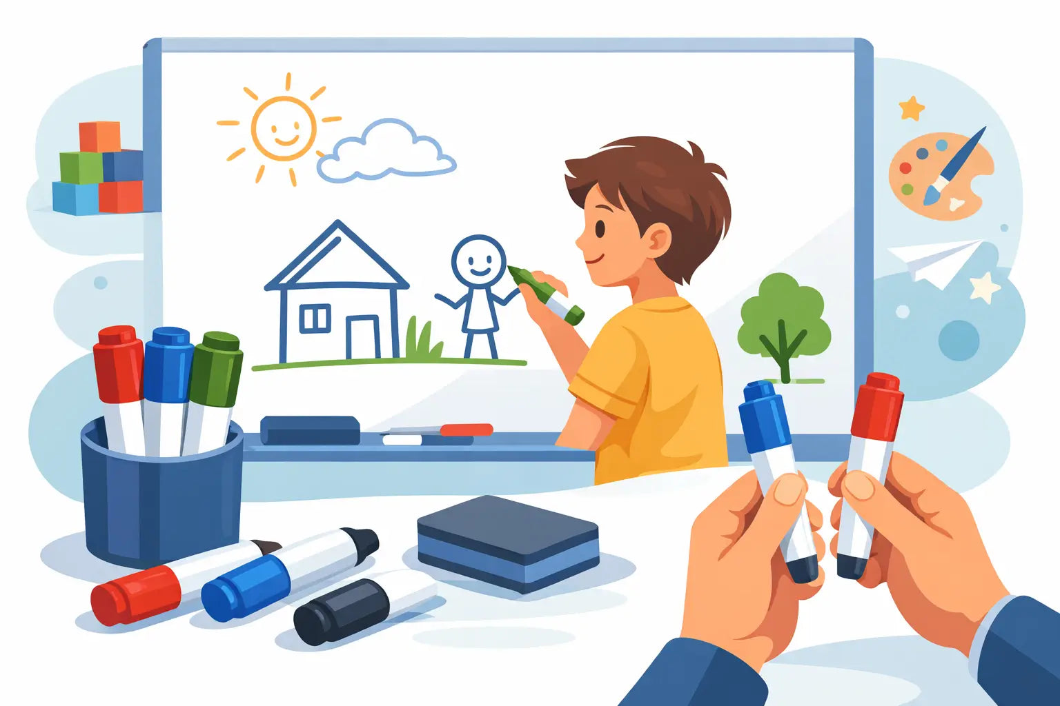 Choosing Whiteboard Markers for Children