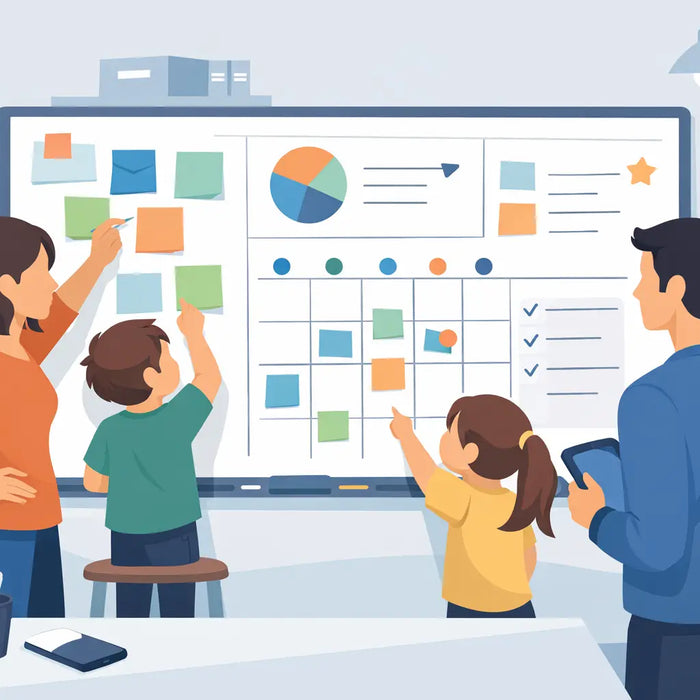 Home Organisation Whiteboard Guide for Busy Families