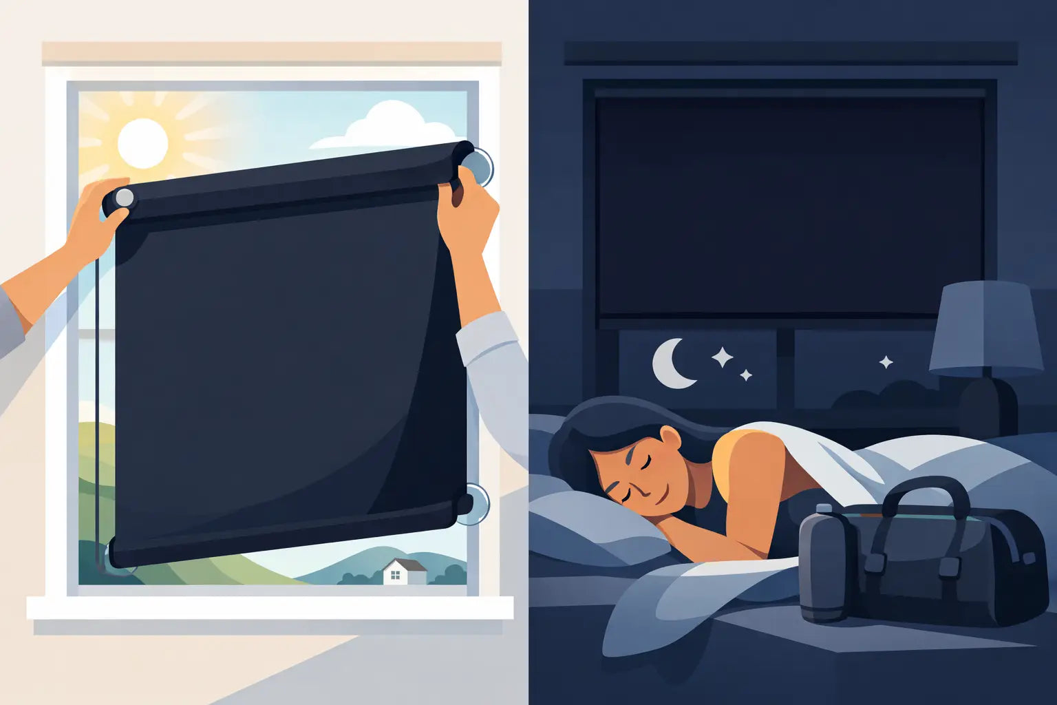 Portable blackout blinds that actually work