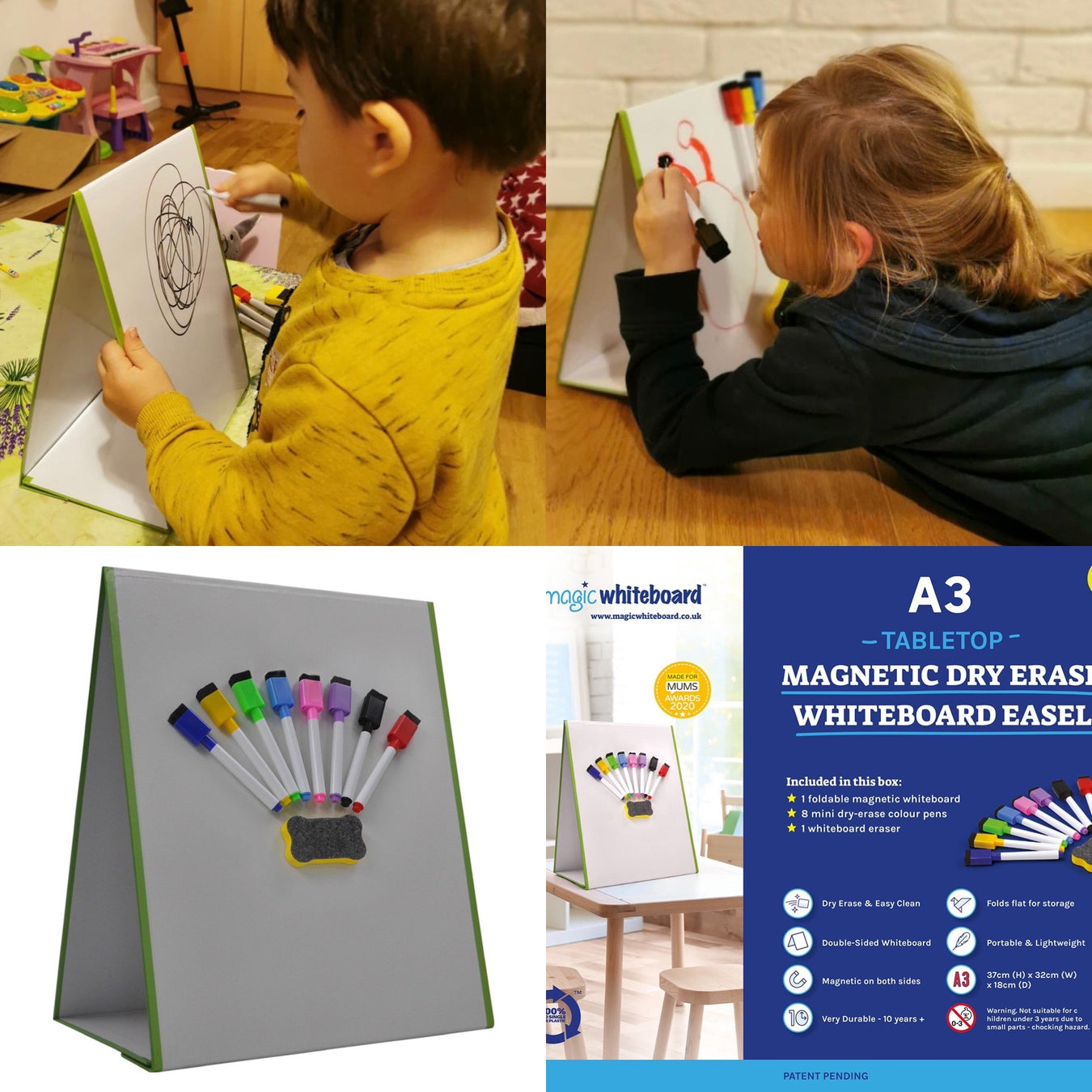 Wedge Whiteboards for children’s and schools