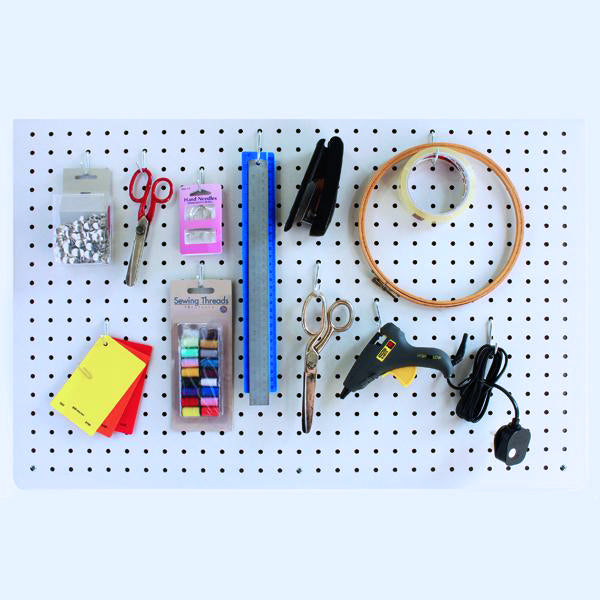 Pegboards keeps you organised. Pegboards for home & office