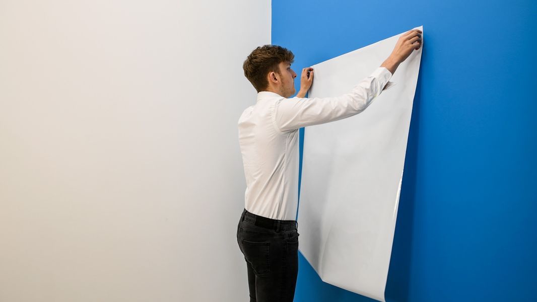 Magic Whiteboard Sheets Stick on Wall - A1 Static & Portable White Board  for Walls, Doors, Windows